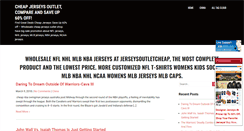 Desktop Screenshot of jerseysoutletcheap.com